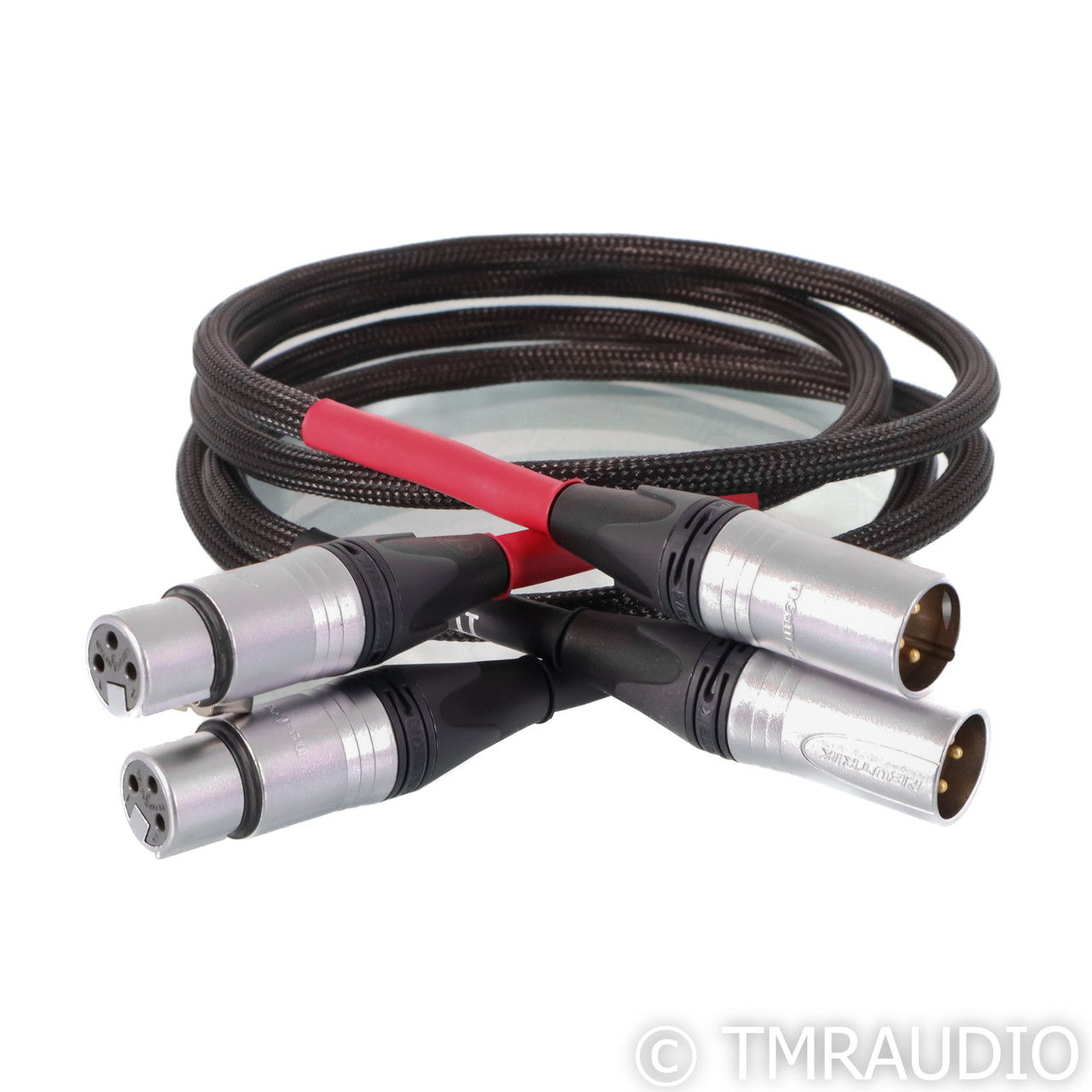 Tellurium Q Black II XLR Cables; 1m Pair Balanced In (6...