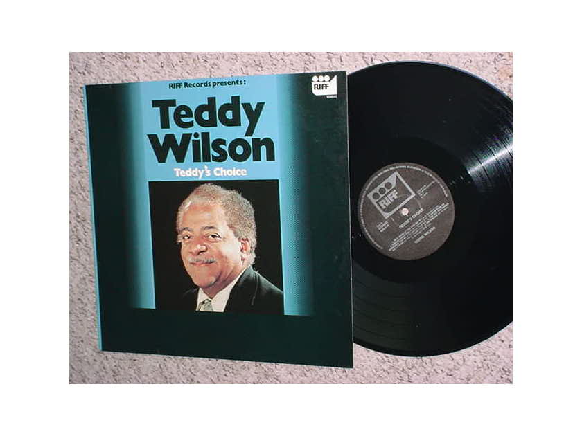 jazz piano Teddy Wilson lp record - Teddy's choice RIFF 659010 HOLLAND