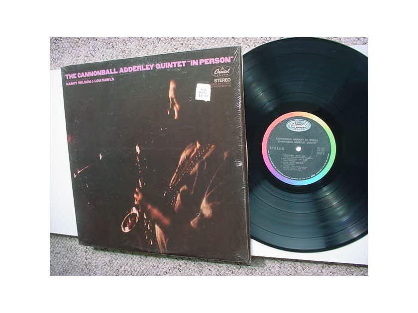jazz The Cannonball Adderley Quintet - in person lp record with Nancy Wilson Lou Rawls in shrink Capitol
