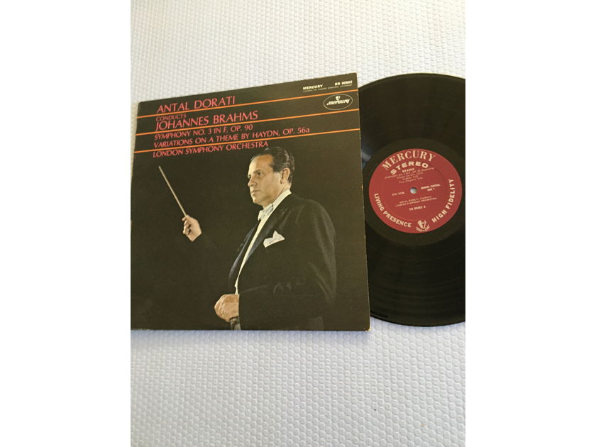 Antal Dorati Johannes Brahms London symphony  Mercury Living Presence SR 90502 Lp record