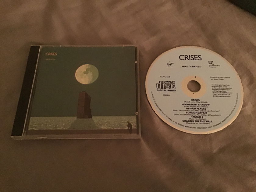 Mike Oldfield Virgin Blue Face UK Compact Disc  Crises