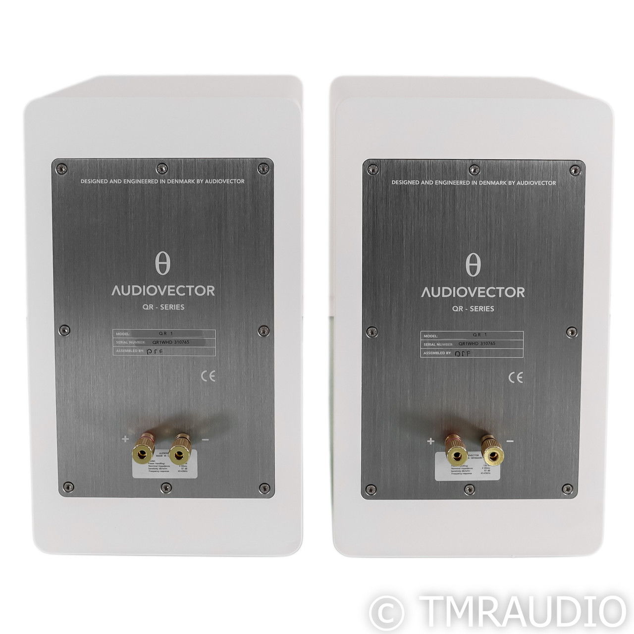 AudioVector QR-1 Bookshelf Speakers; Matte White Pair (... 6