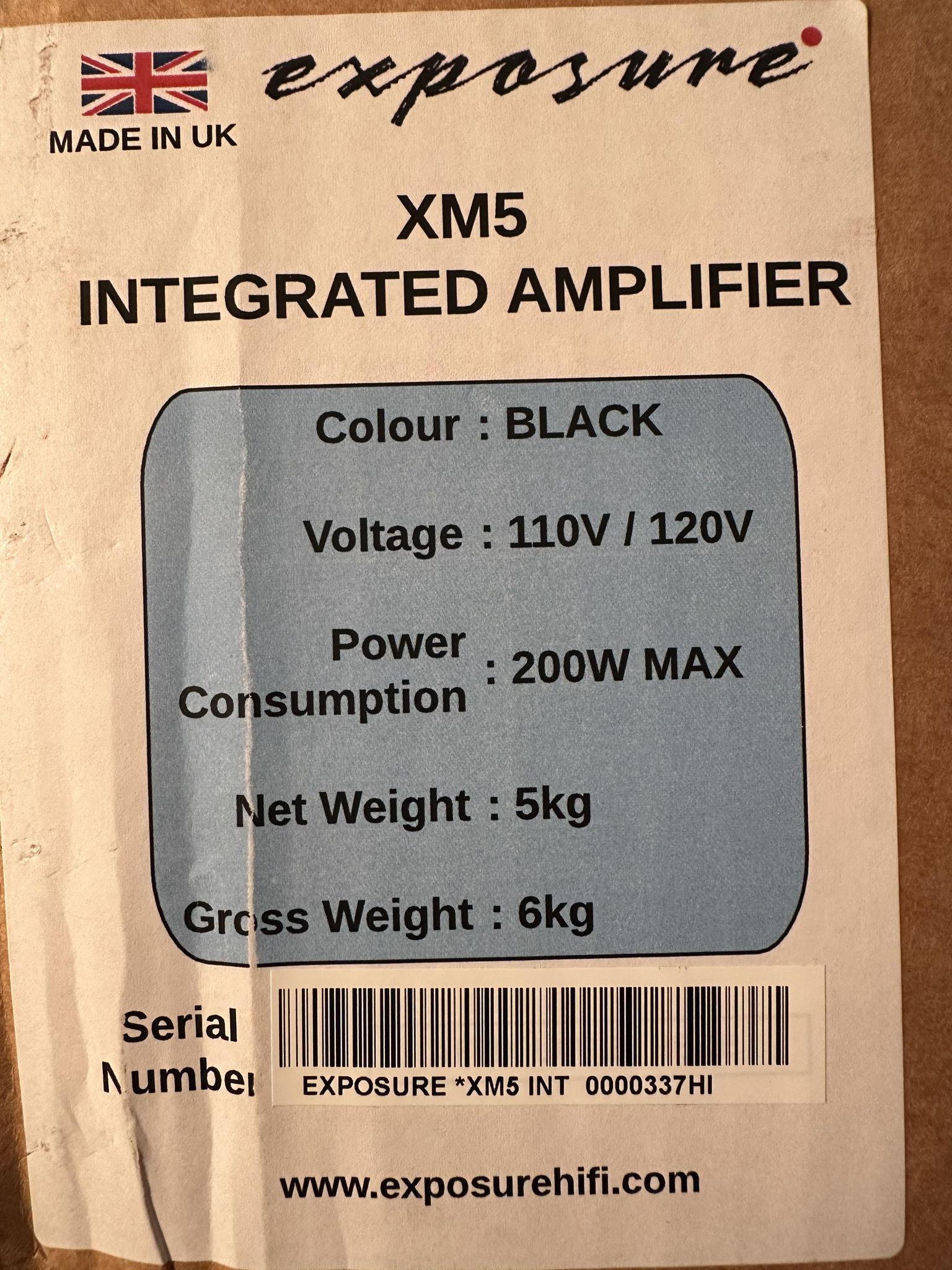 Exposure Electronics XM5 Integrated Amplifier 3