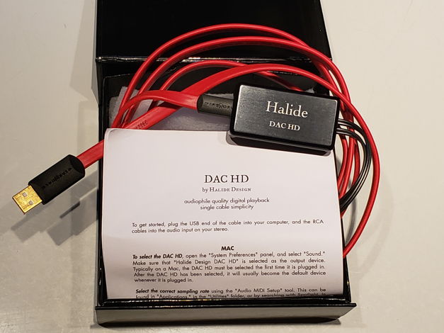 Halide Design DAC HD w Wireworld Starlight Cable, Wolfs...