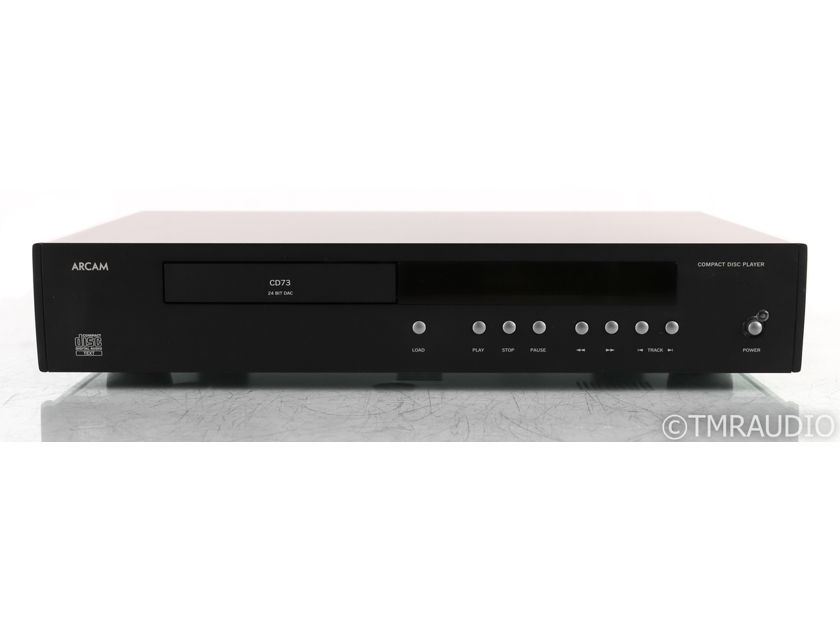 Arcam CD73 CD Player; CD-73T; TEXT; Black (No Remote) (35952)