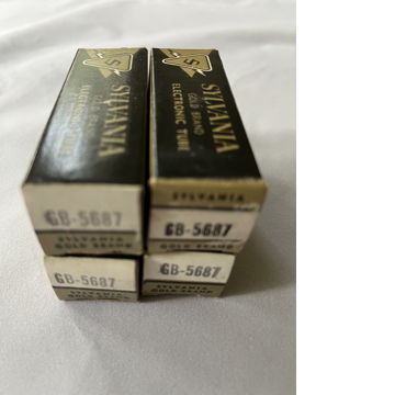 Sylvania 5687 Gold Brand NOS! Gold pin