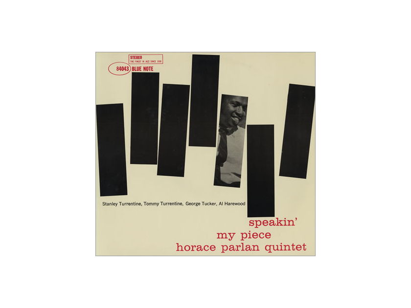Horace Parlan Quintet - Speakin' My Piece (2LPs)(45rpm) Music Matters SEALED