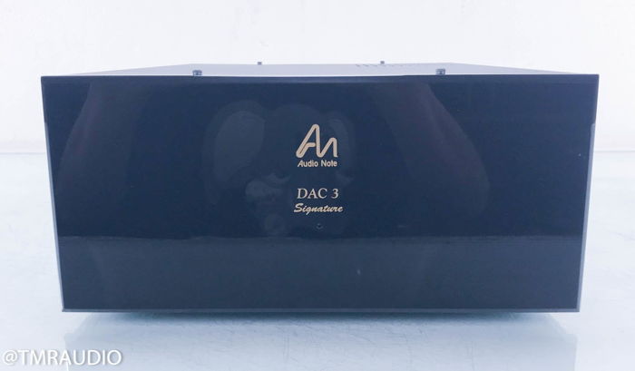 Audio Note DAC 3 Signature 1x Tube DAC D/A Converter; U...