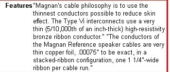 Magnan Cables Reference 8 foot + pair