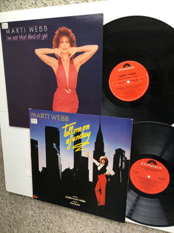 Marti Webb 2 Lp Records Polydor 1980 1982 Tell me on a ...