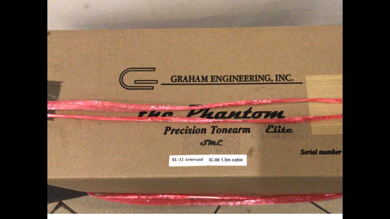 Graham Engineering Phantom Elite Tonearm 12" New!!