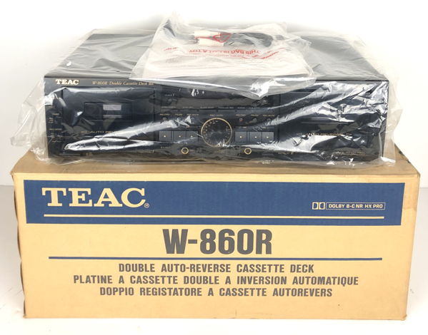 TEAC W-860R Double Auto-Reverse w/ Pitch Control Casset...