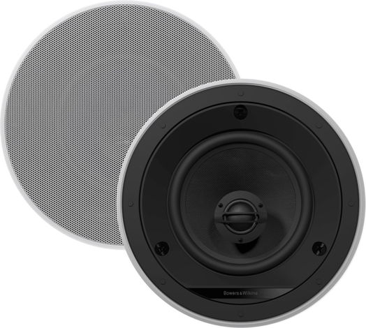 B&W CCM665 In Wall Speakers; Pair; White (New) (26267)