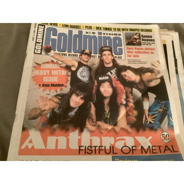 Anthrax Rare Goldmine Magazine May 17,2002