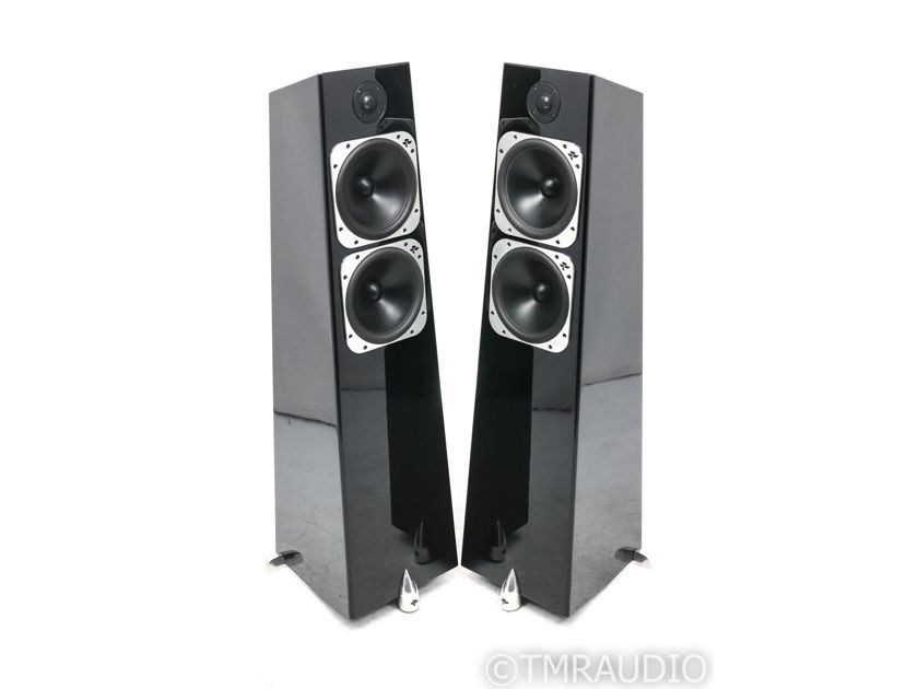Totem Element Metal V1 Floorstanding Speakers; Gloss Black Pair (33176)