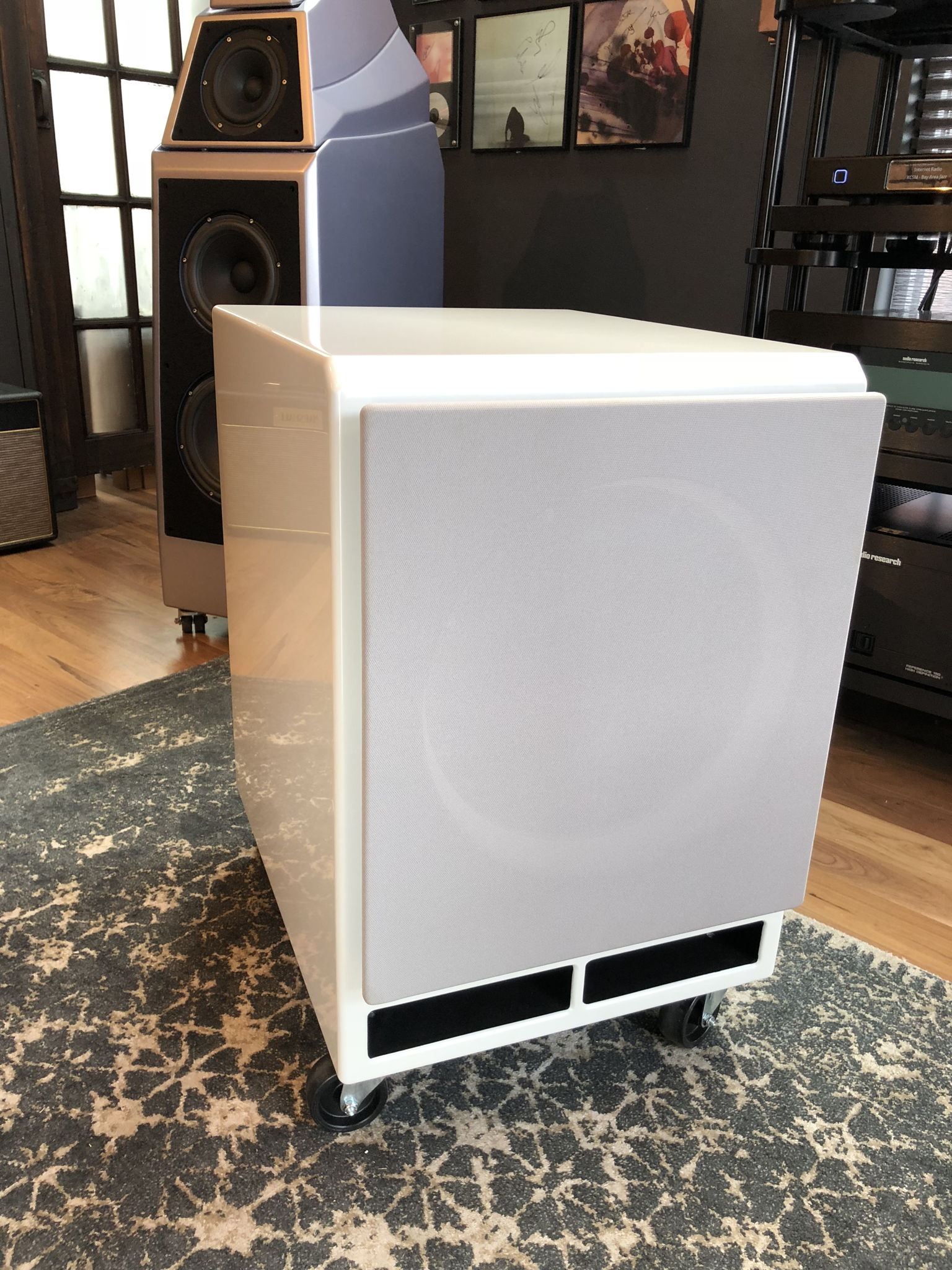 Wilson Audio Watch Dog Passive Subwoofer in Fuji Blanco