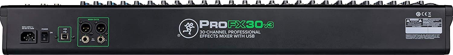 Mackie ProFX30v3 30-Channel Sound Mixer MAKPROFX30V3 5