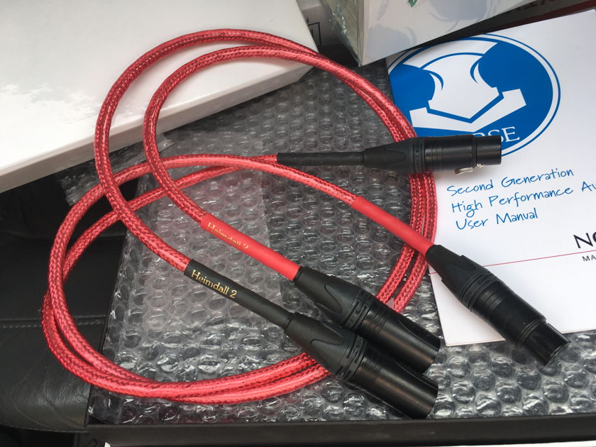 Nordost Heimdall 2 XLR Balanced cables 1 meter