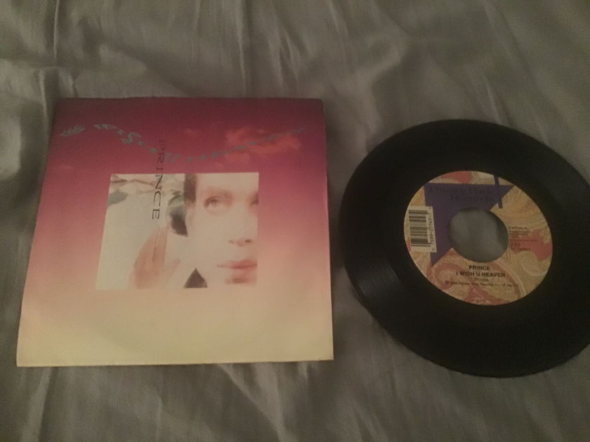 Prince  I Wish You Heaven 45 With Picture Sleeve