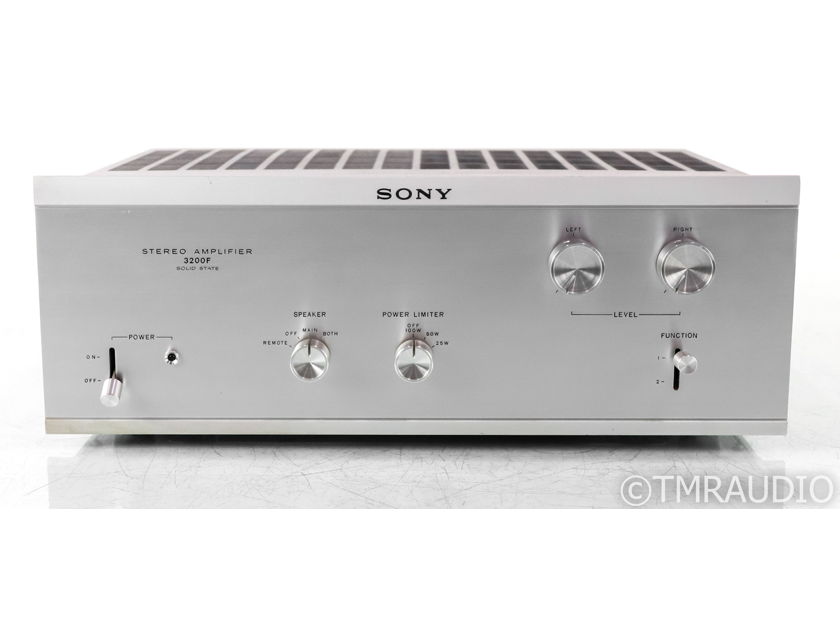 Sony TA-3200F Vintage Stereo Power Amplifier; TA3200F; Silver (35272)
