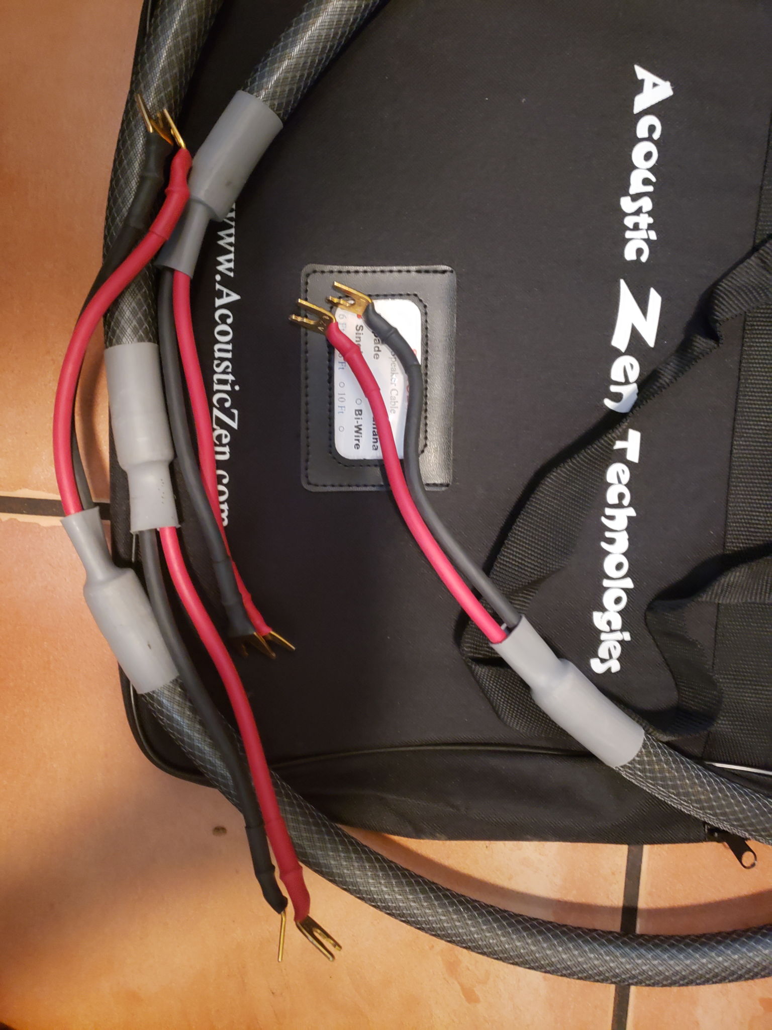 Acoustic Zen Satori 6 FEET SPAKER CABLES 4