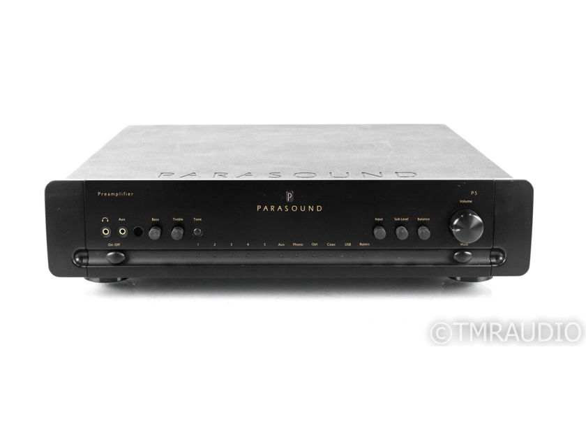 Parasound P5 Stereo Preamplifier; P-5; Remote (21569)