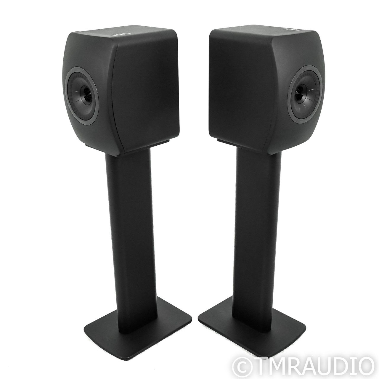 KEF LS50 Black Edition Bookshelf Speakers with Stands; ... 3