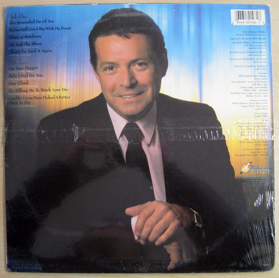 Mickey Gilley - Chasing Rainbows 1988  SEALED Vinyl LP ... 2