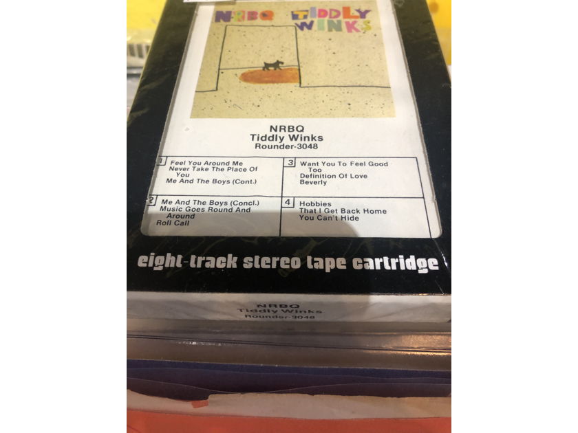 NRBQ Pre Recorded 8 Track Tape Sealed Rounder Records  Tiddly Winks