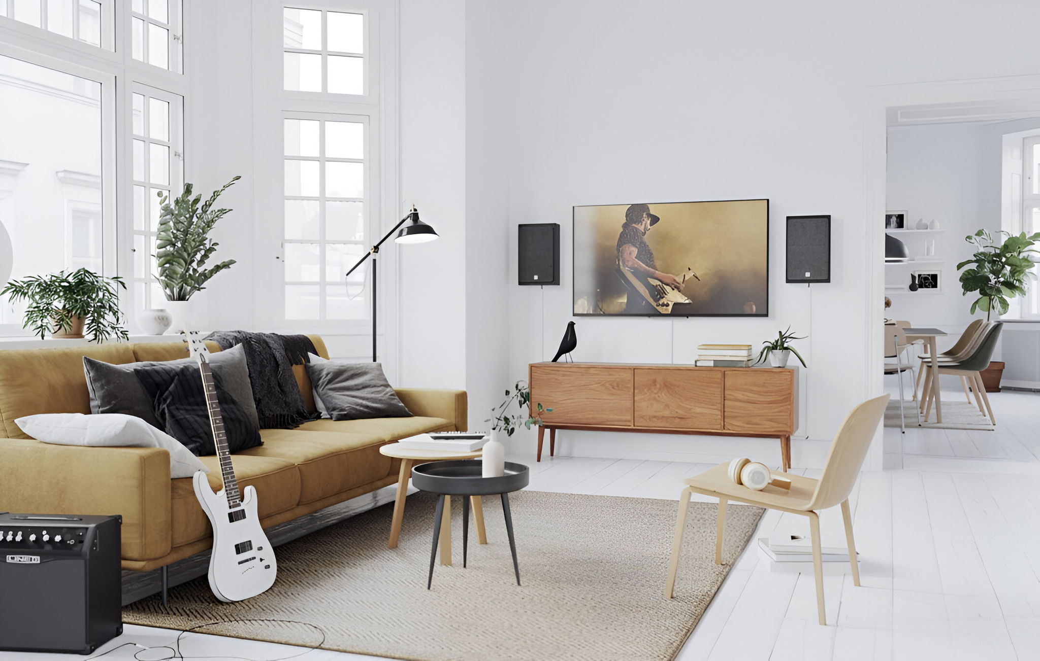 DALI Oberon On-Wall Speakers - Dark Walnut - Pair - Ope... 9