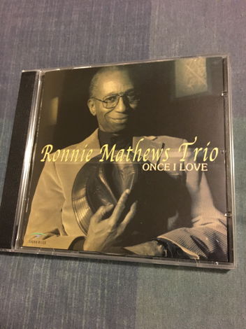 Ronnie Mathews Trio  Once I love Cd blues recorded in J...