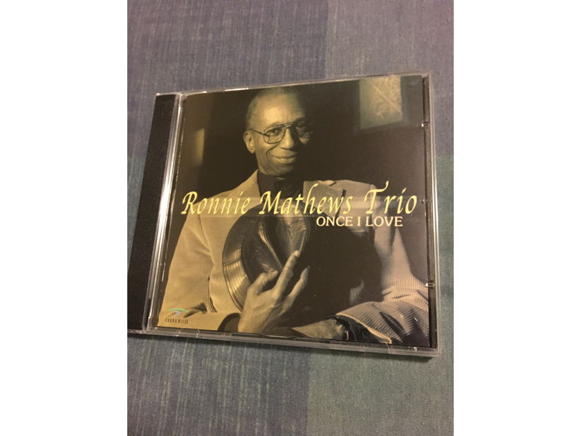 Ronnie Mathews Trio  Once I love Cd blues recorded in Japan