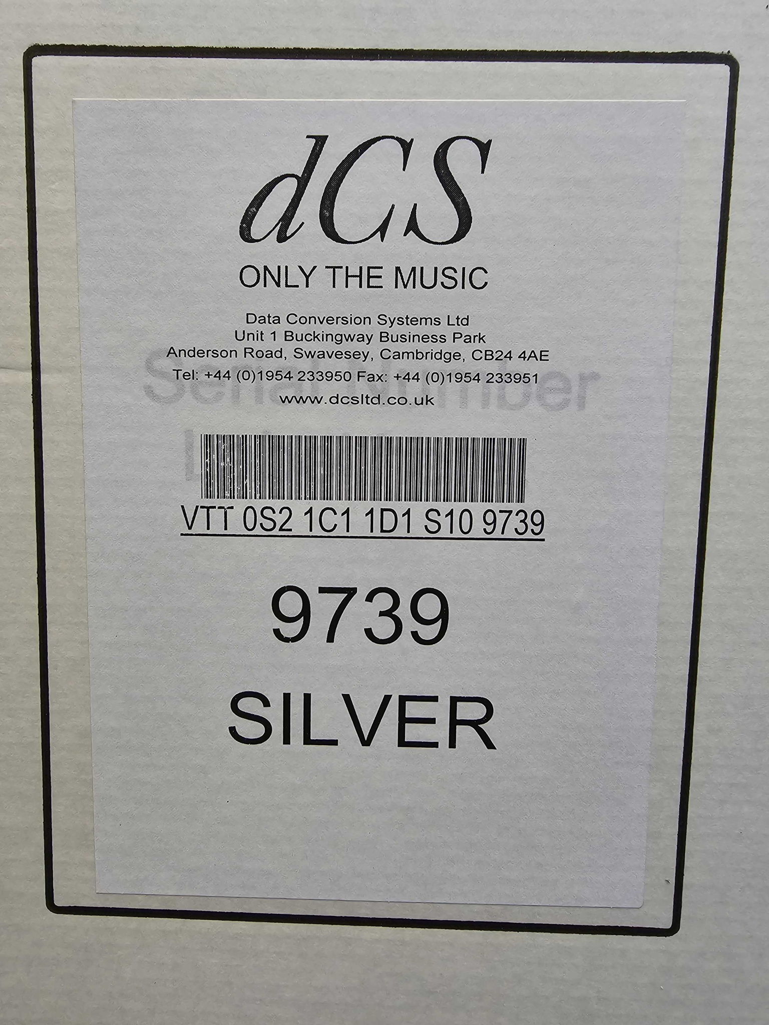 DCS Vivaldi CD/SACD Transport (not MKII) 9