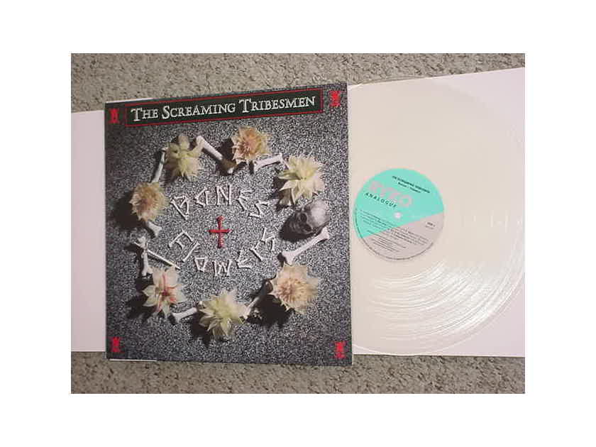 The Screaming Tribesmen bones & flowers ANALOGUE CLEAR Vinyl lp record RYKO 1988