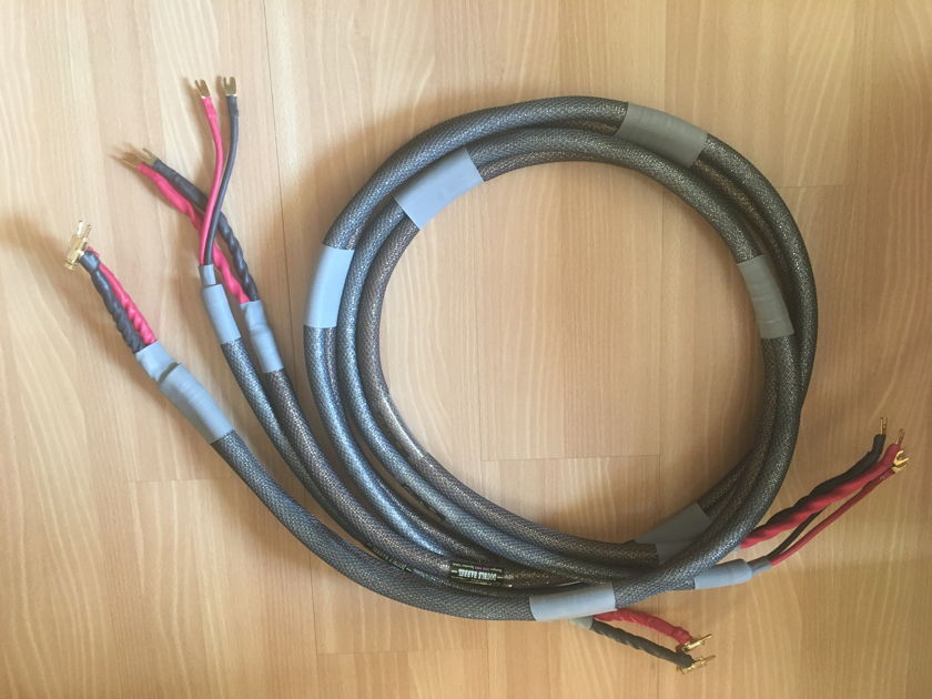Acoustic Zen Double Barrel Shotgun Biwire Speaker Cables – 8 foot pair