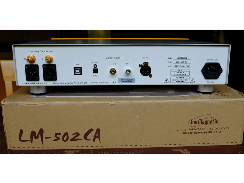 Line Magnetic LM-502CA DAC with a tube output stage