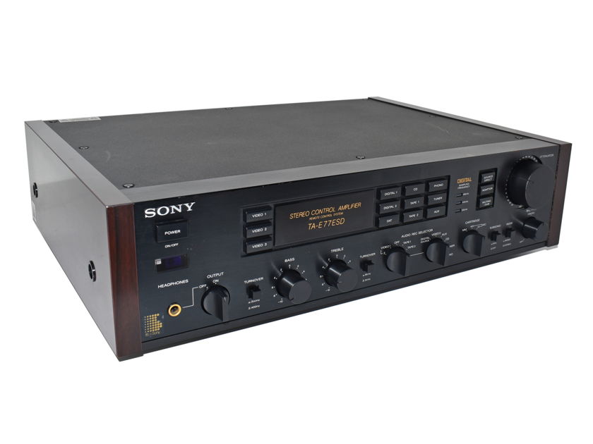 Sony TA E77ESD A/V Stereo Control PreAmplifier PREAMP w/ MC/MM Phono Stage