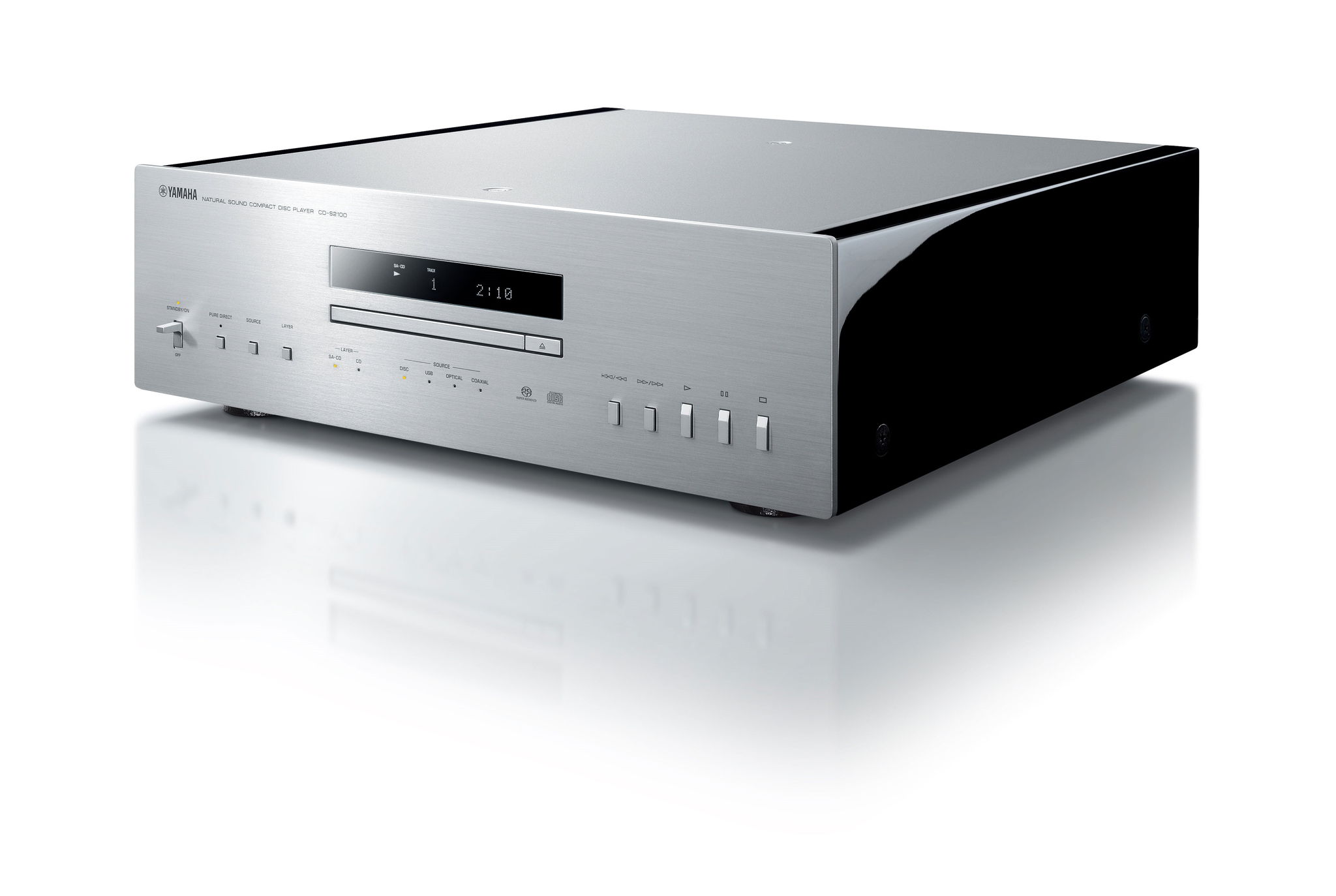 Yamaha CD-S2100 Silver CD Player SACD Player 2