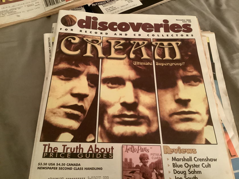Cream Rare Discoveries  Magazine Nov 2000 Issue 150