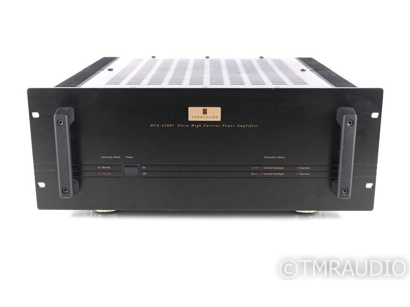 Parasound HCA-2200 MkII Stereo Power Amplifier; HCA2200 Mk2 (21580)
