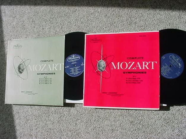 WESTMINSTER 2 Classical lp records  - complete Mozart s...