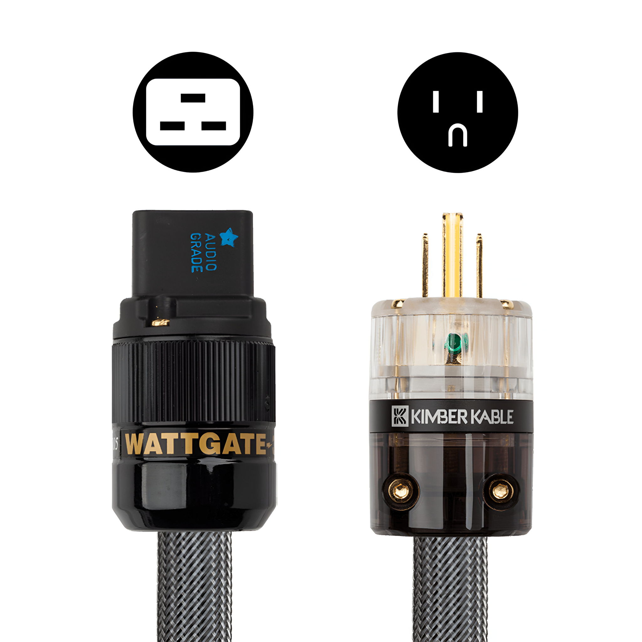 Kimber Kable PK 10 ASCENT AC Power Cable / 4 Foot / 20 AMP 2