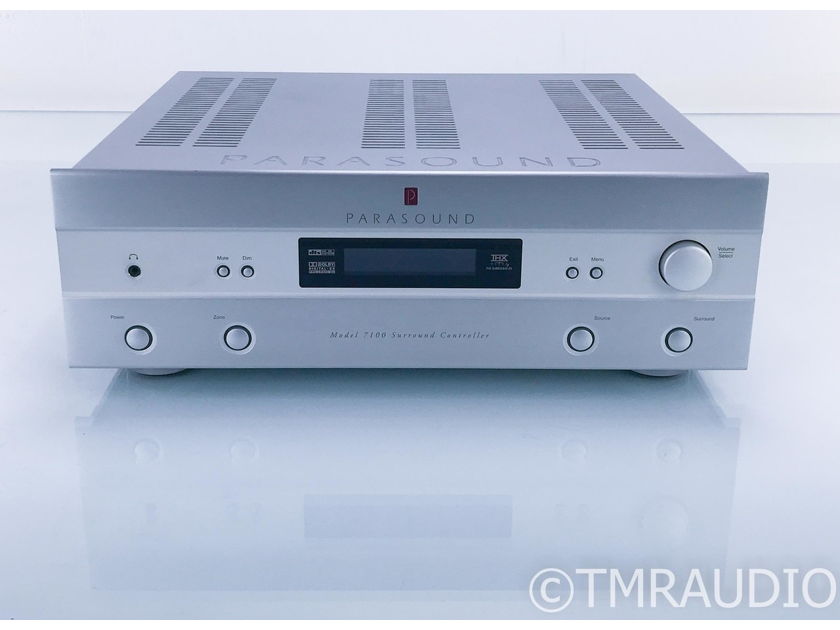 Parasound 7100 7.1 Channel Home Theater Processor; Preamplifier (No Remote) (17642)