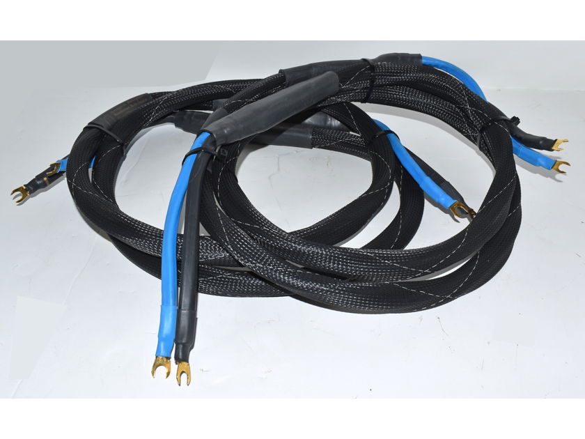 PAIR Synergistic Research RESOLUTION REFERENCES 8ft 2.5M Spade Speaker Wire Cables
