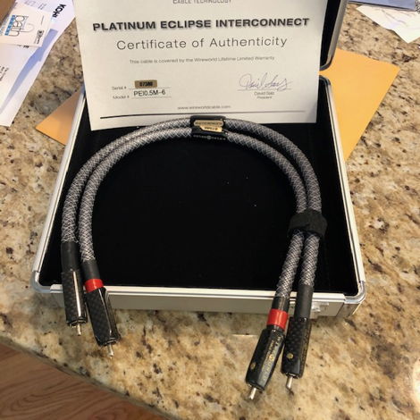 Wireworld Platinum Eclipse 6 RCA .5 Meter REDUCED!