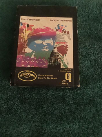 Curtis Mayfield Back To The World Quadraphonic 8 Track