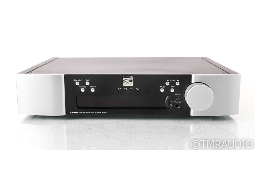 Simaudio Moon NEO 430HA Headphone Amplifier; 430-HA; Silver and Black; Remote (34836)