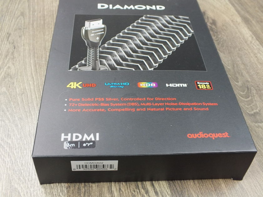 AudioQuest Diamond 4K High Speed Ultra HD HDMI cable 2,0 metre