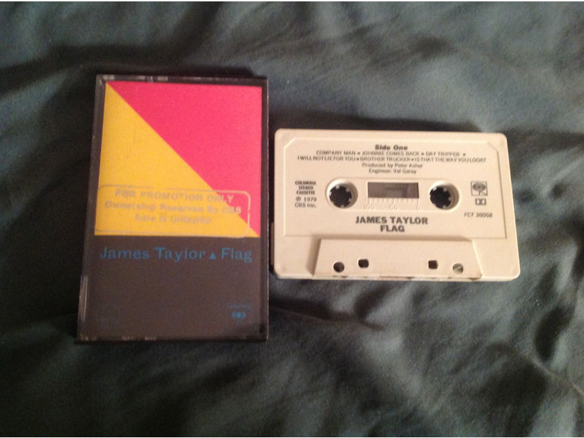 James Taylor Flag Columbia Records Pre Recorded Cassette