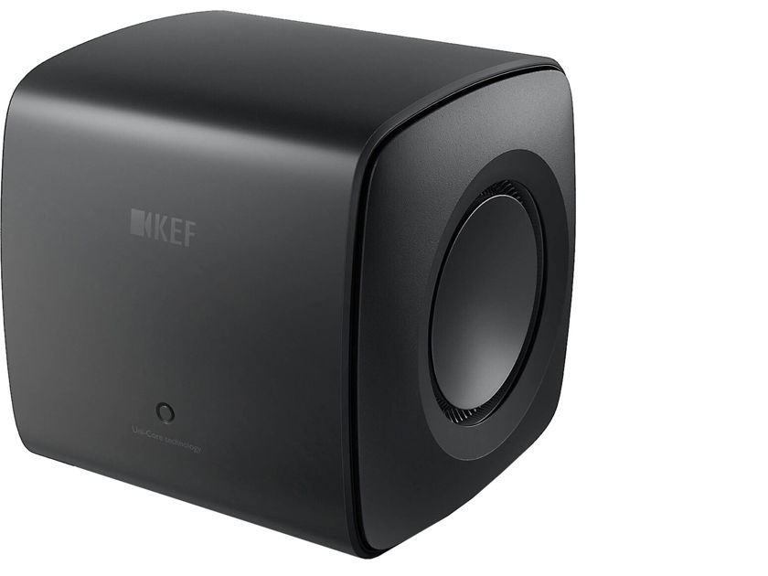 KEF KC62 6.5" Powered Subwoofer; Carbon Black; KC62 (New) (1/0) (49963